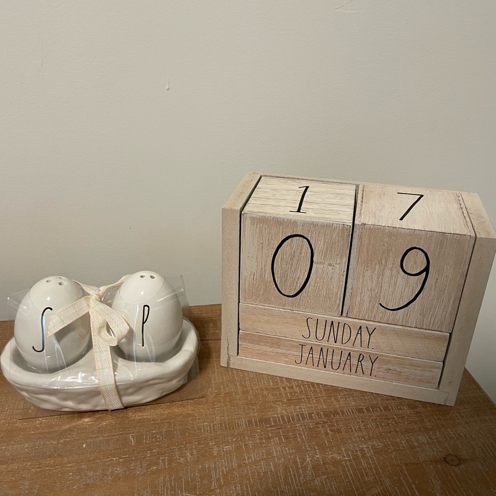 Rae Dunn Easter egg salt and pepper shakers